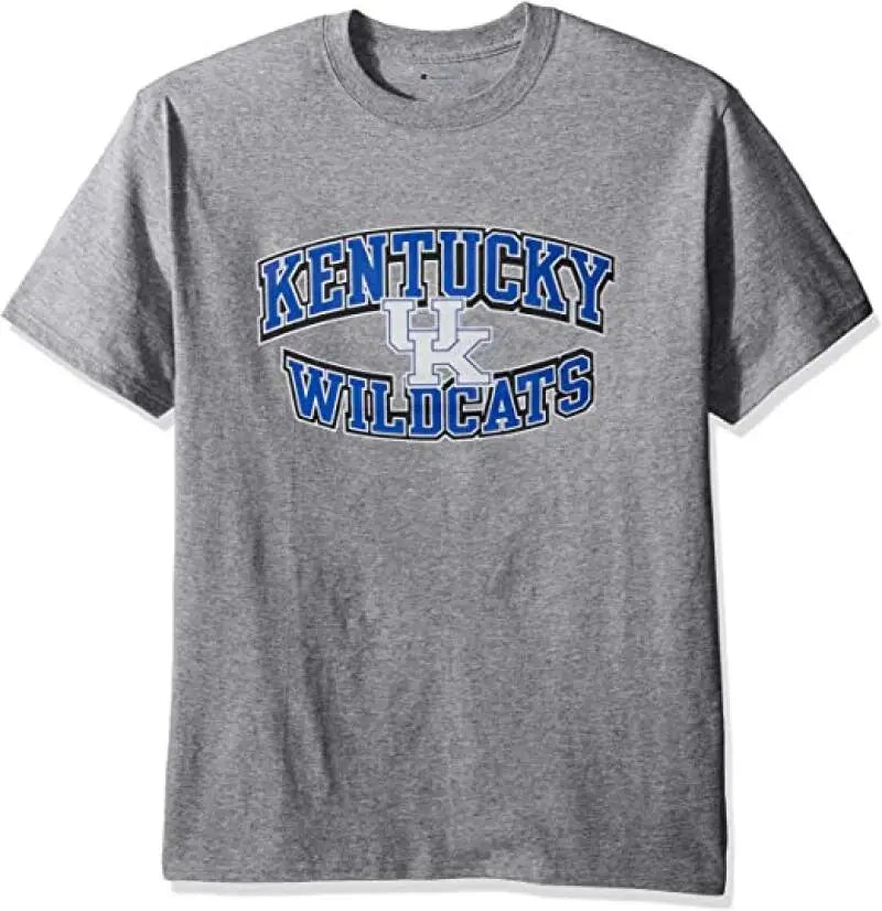 NCAA Kentucky Wildcats Men's Champ Short Sleeve T-Shirt 7, Large, Granite/Oxford  NIP