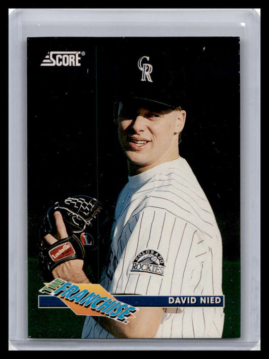 1993 Score #28 David Nied NM-MT Colorado Rockies Baseball Card Image 1