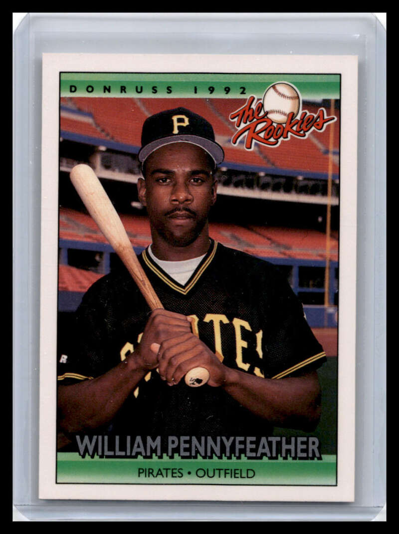 1992 Donruss baseball card featuring Pittsburgh Pirates outfielder in batting stance