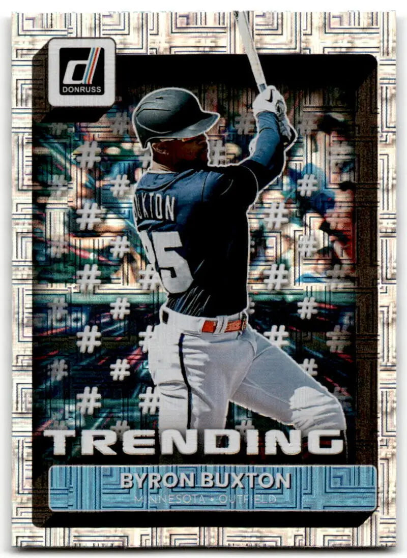 2022 Donruss Trending Vector #5 Byron Buxton NM-MT