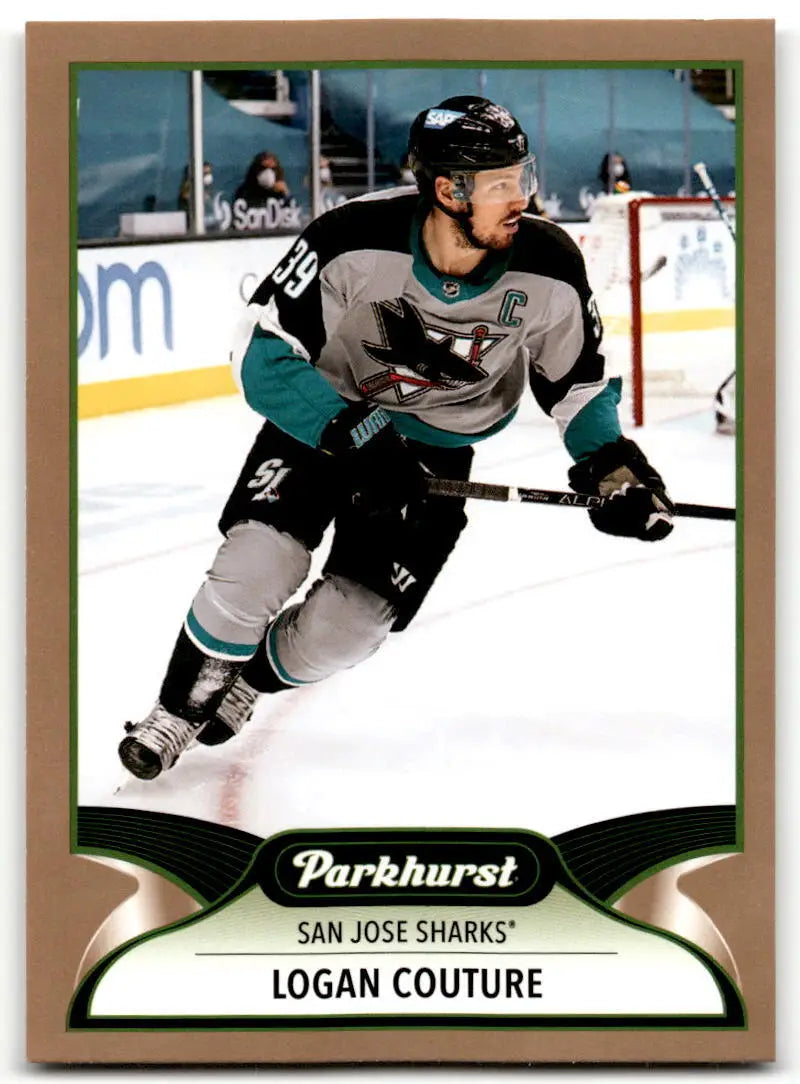 2021-22 Upper Deck Parkhurst Gold Border #35 Logan Couture NM-MT