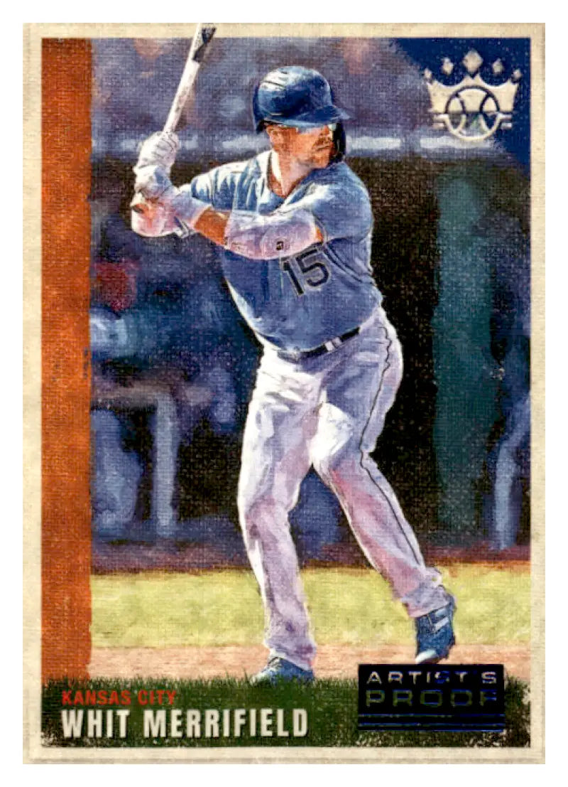 2022 Panini Diamond Kings Artist Proof Blue #29 Whit Merrifield NM-MT