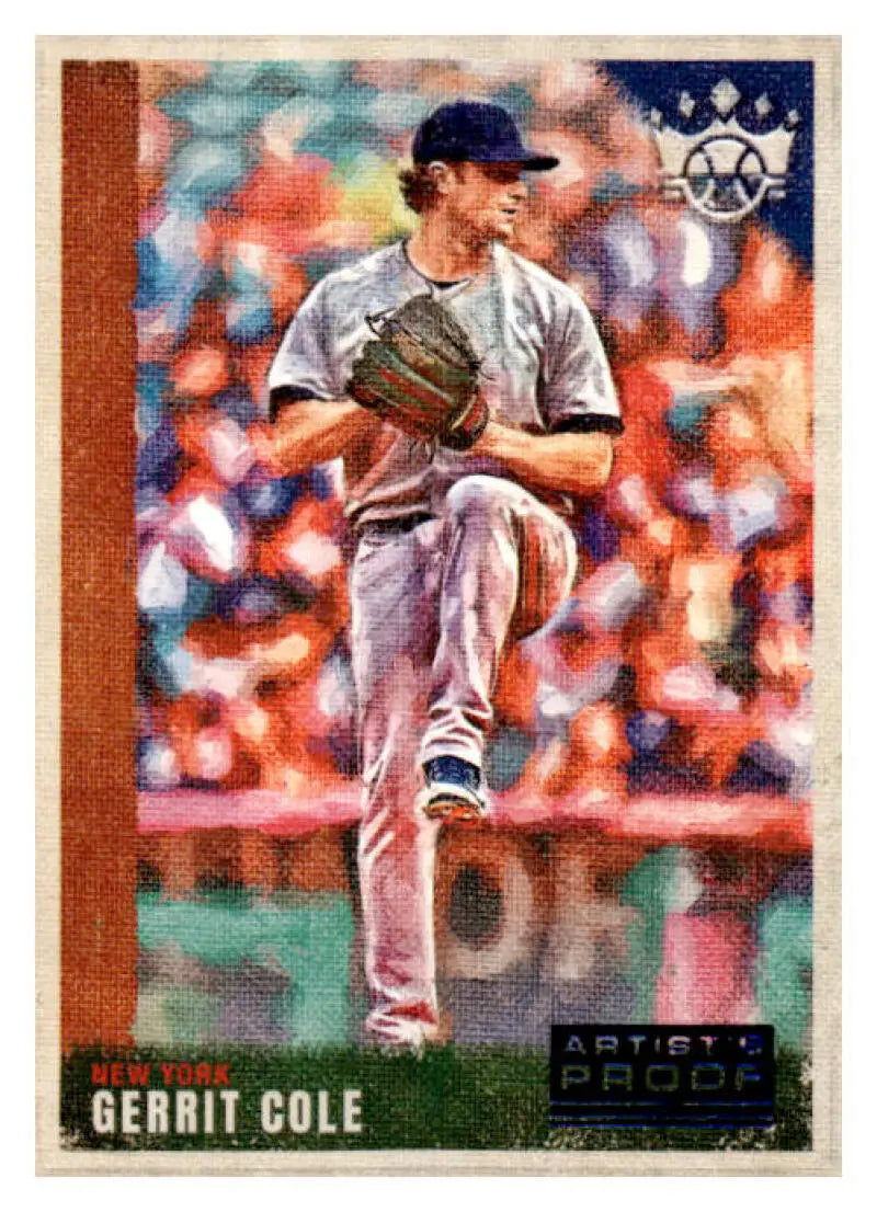 2022 Panini Diamond Kings Artist Proof Blue #116 Gerrit Cole NM-MT