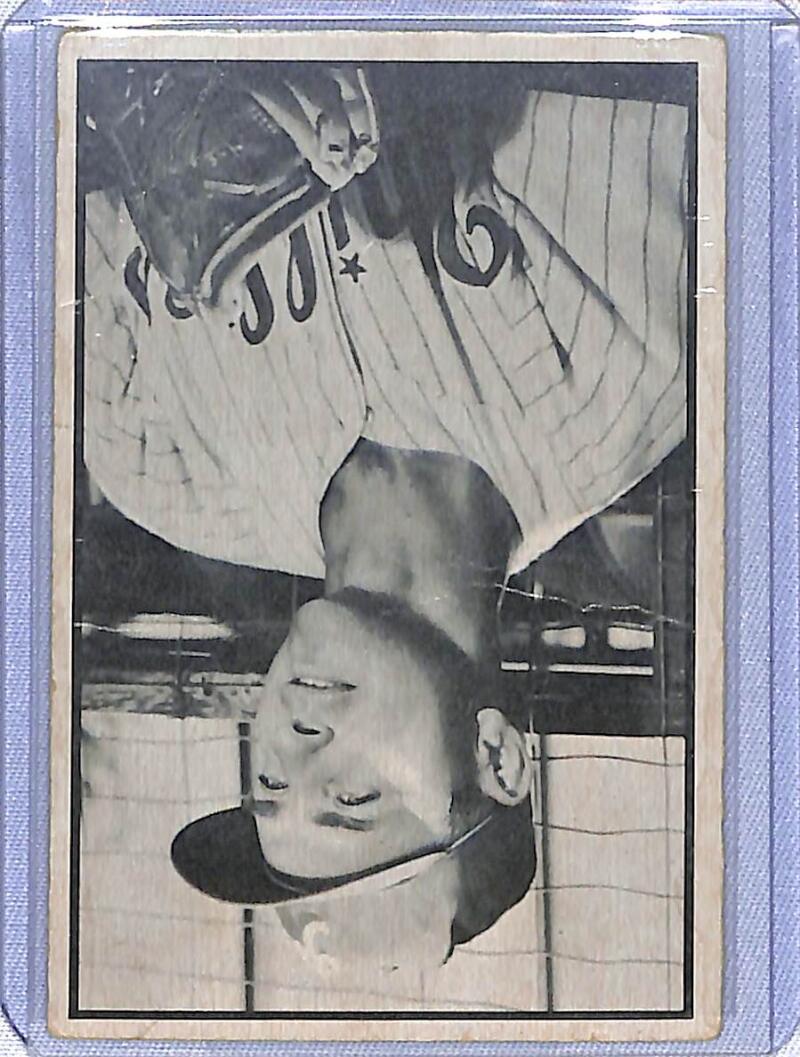 1953 Bowman Black and White #35 Johnny Wyrostek NM-MT Philadelphia Phillies Baseball Card Image 1