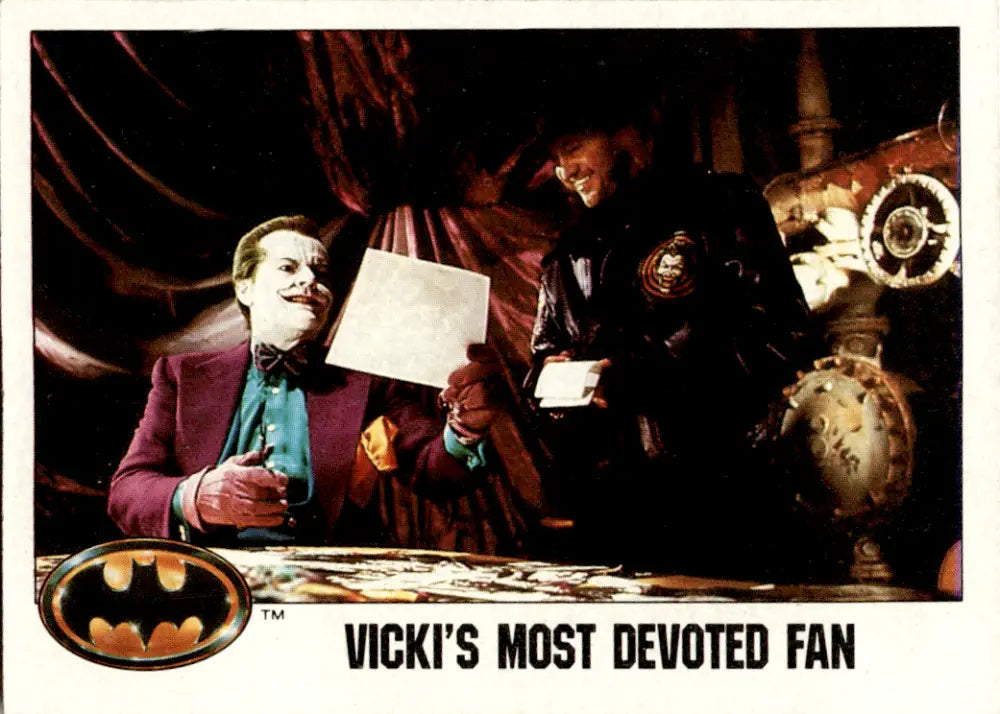 1989 Topps Batman #61 Vicki's Most Devoted Fan NM Near Mint