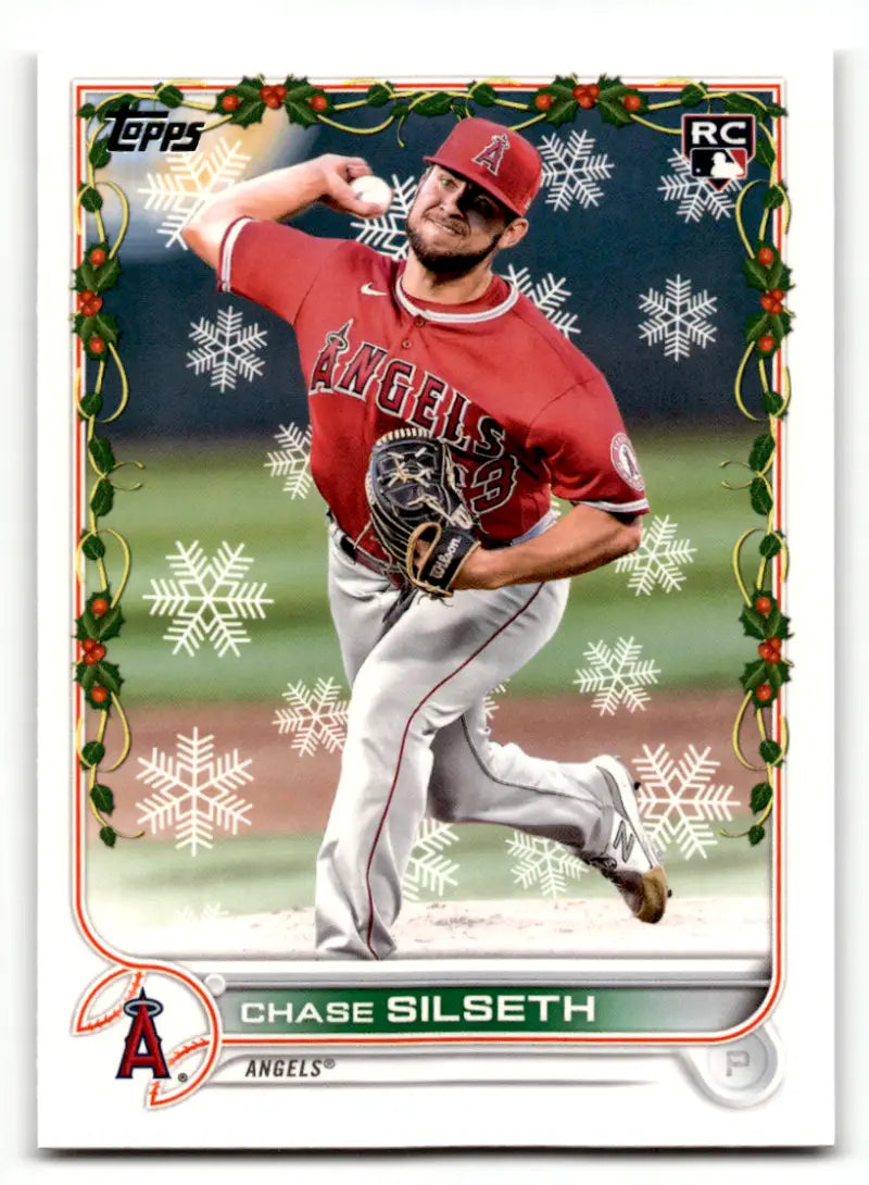 2022 Topps Holiday #HW148 Chase Silseth NM-MT RC Rookie