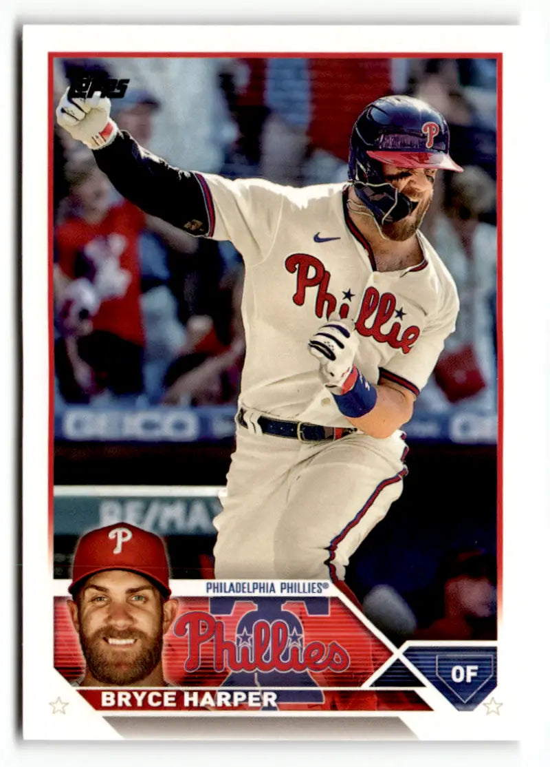 2023 Topps #3 Bryce Harper NM Near Mint