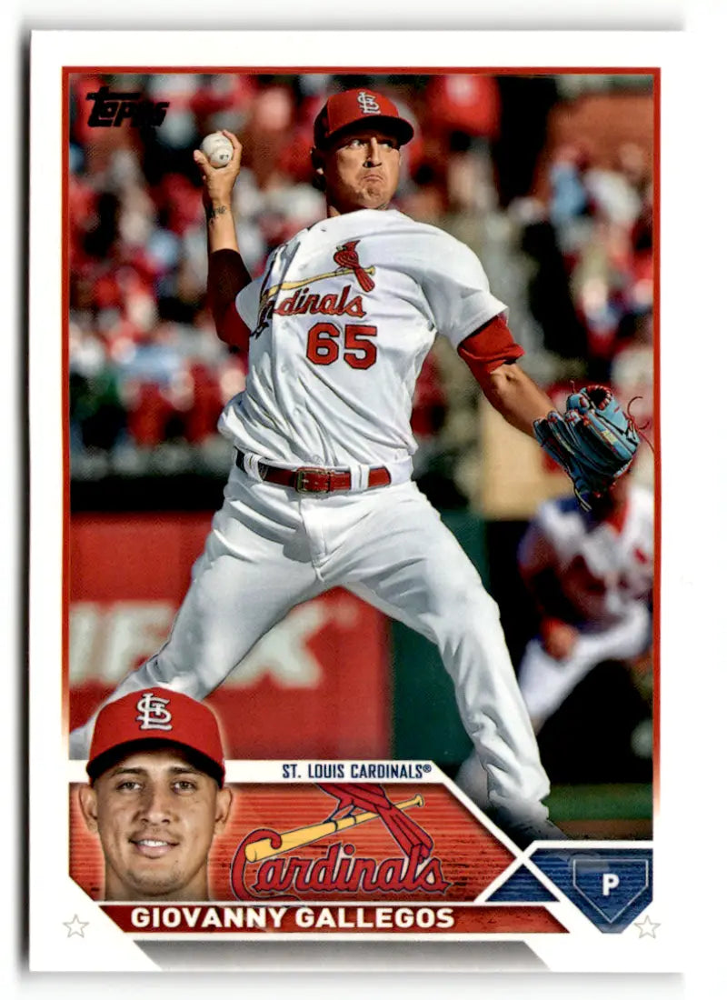 2023 Topps #13 Giovanny Gallegos NM Near Mint