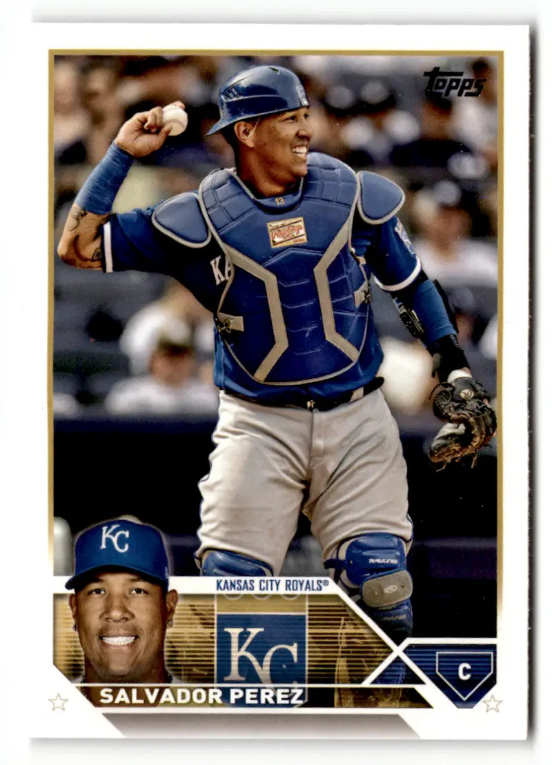 2023 Topps #102 Salvador Perez NM Near Mint