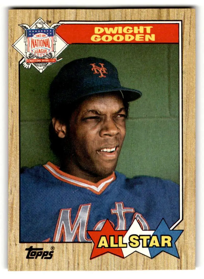 1987 Topps #603a Dwight Gooden    New York Mets Baseball Cards EX/NM