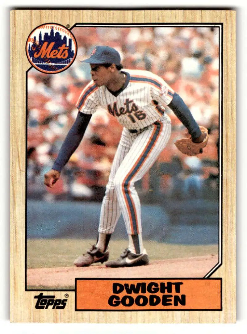 1987 Topps #130 Dwight Gooden    New York Mets Baseball Cards EX/NM