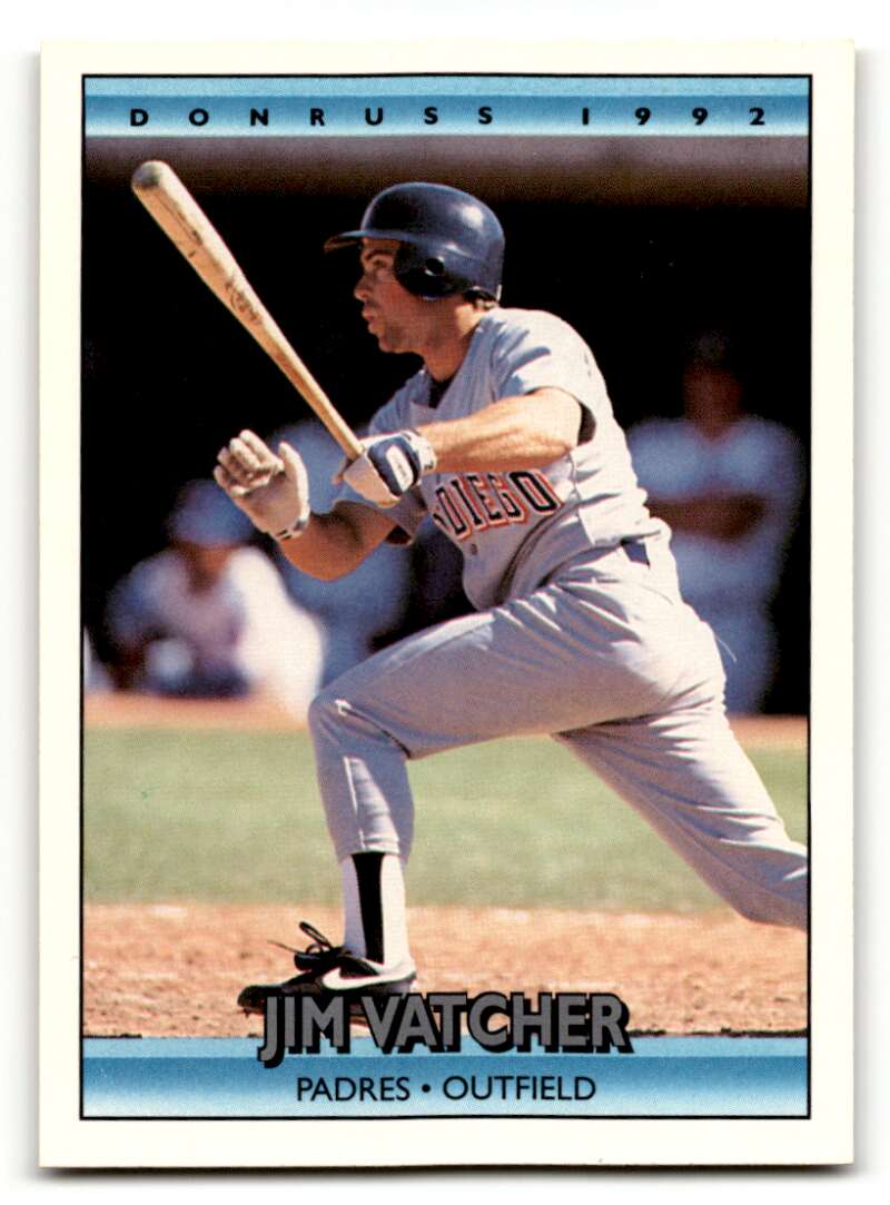 1992 Donruss #563 Jim Vatcher    San Diego Padres Baseball Cards EX/NM