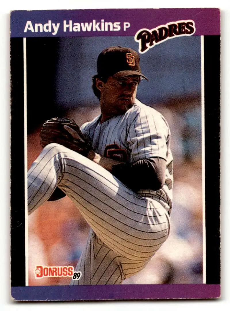 1989 Donruss #583 Andy Hawkins    San Diego Padres Baseball Cards EX Excellent