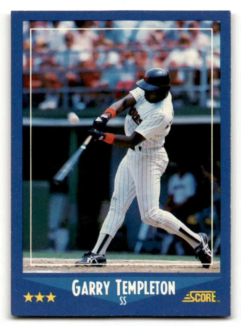 1988 Score #189 Garry Templeton    San Diego Padres Baseball Cards EX/NM