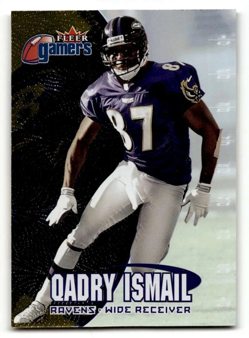 2000 Fleer Gamers #49 Qadry Ismail    Baltimore Ravens Football Cards EX/NM