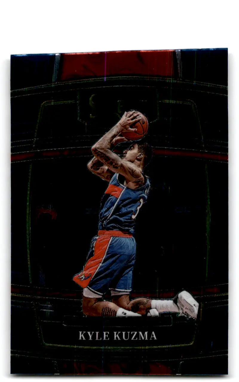 2021 Panini Select Blue #70 Kyle Kuzma Concourse NM Near Mint Wizards