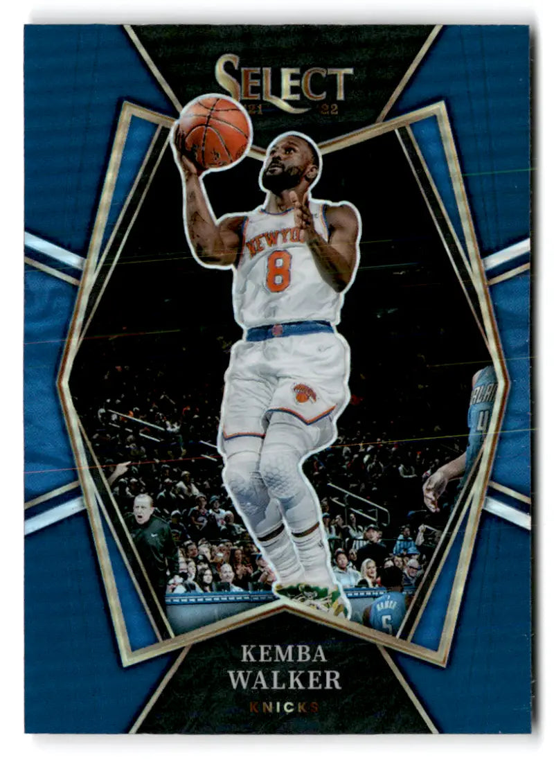 2021 Panini Select Blue Prizms #105 Kemba Walker Premeir Level NM Near Mint Knicks