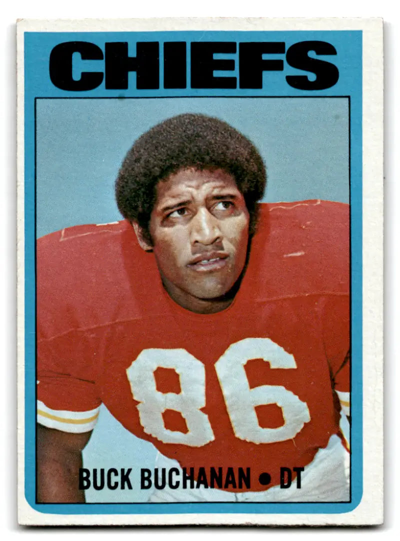 1972 Topps #204 Buck Buchanan VG Very Good Chiefs