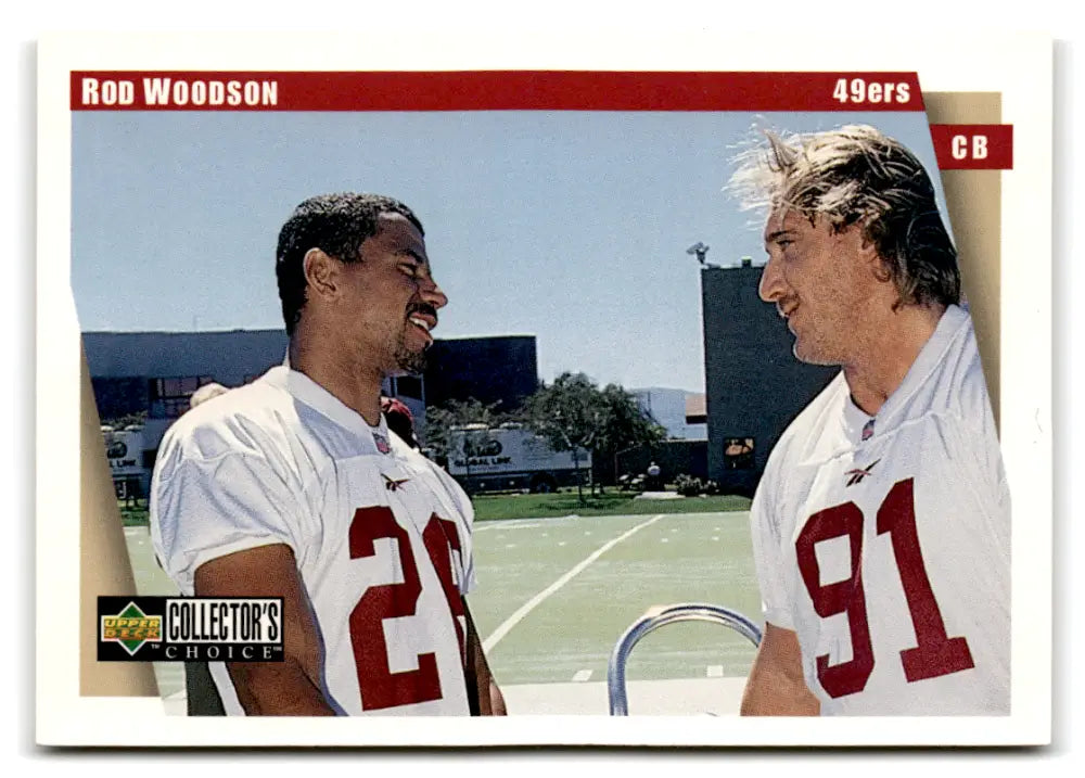 1997 Collector's Choice #391 Rod Woodson NM Near Mint 49ers