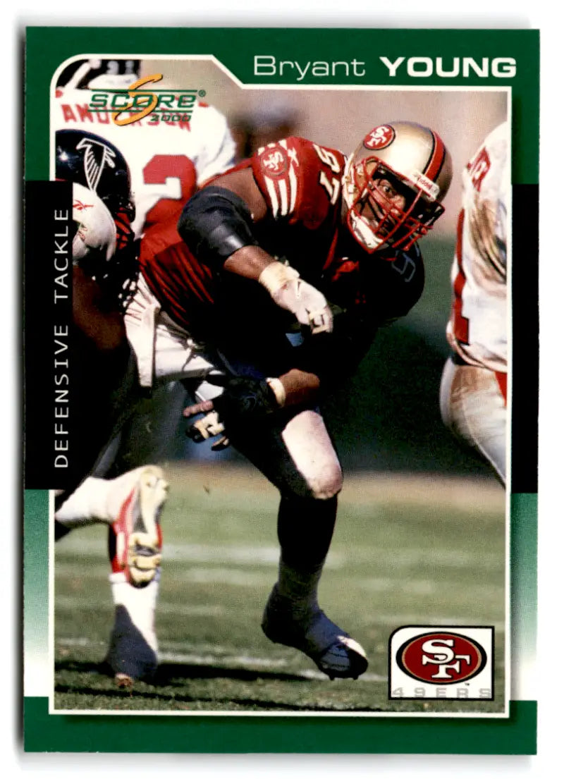 2000 Score #176 Bryant Young NM Near Mint 49ers