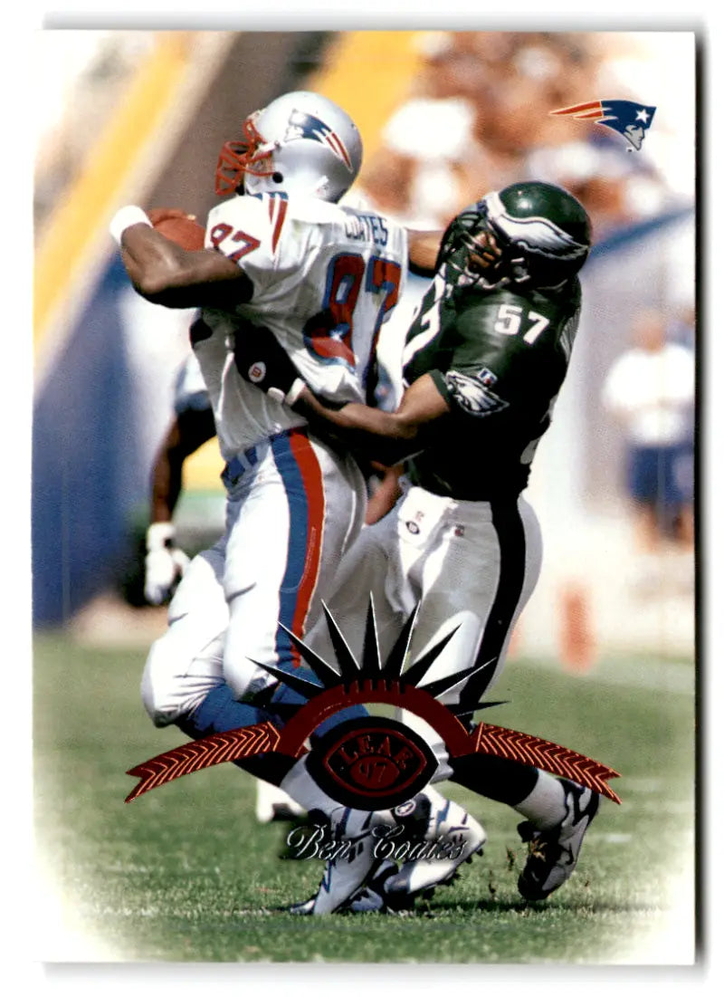 1997 Leaf #36 Ben Coates NM Near Mint Patriots 