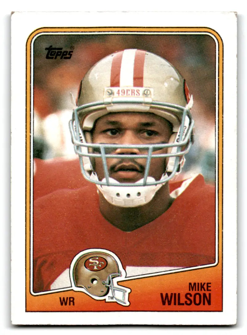 1988 Topps #44 Mike Wilson VG Very Good RC Rookie 49ers