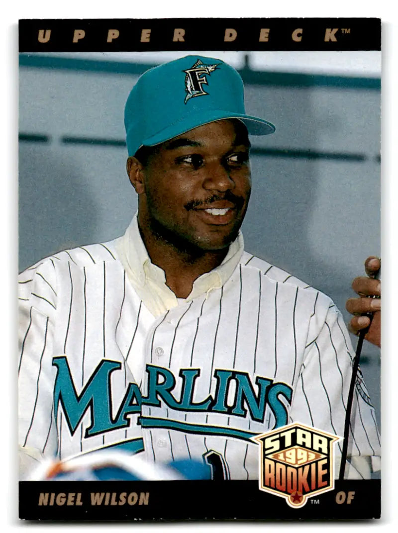 1993 Upper Deck #9 Nigel Wilson EX Excellent Marlins