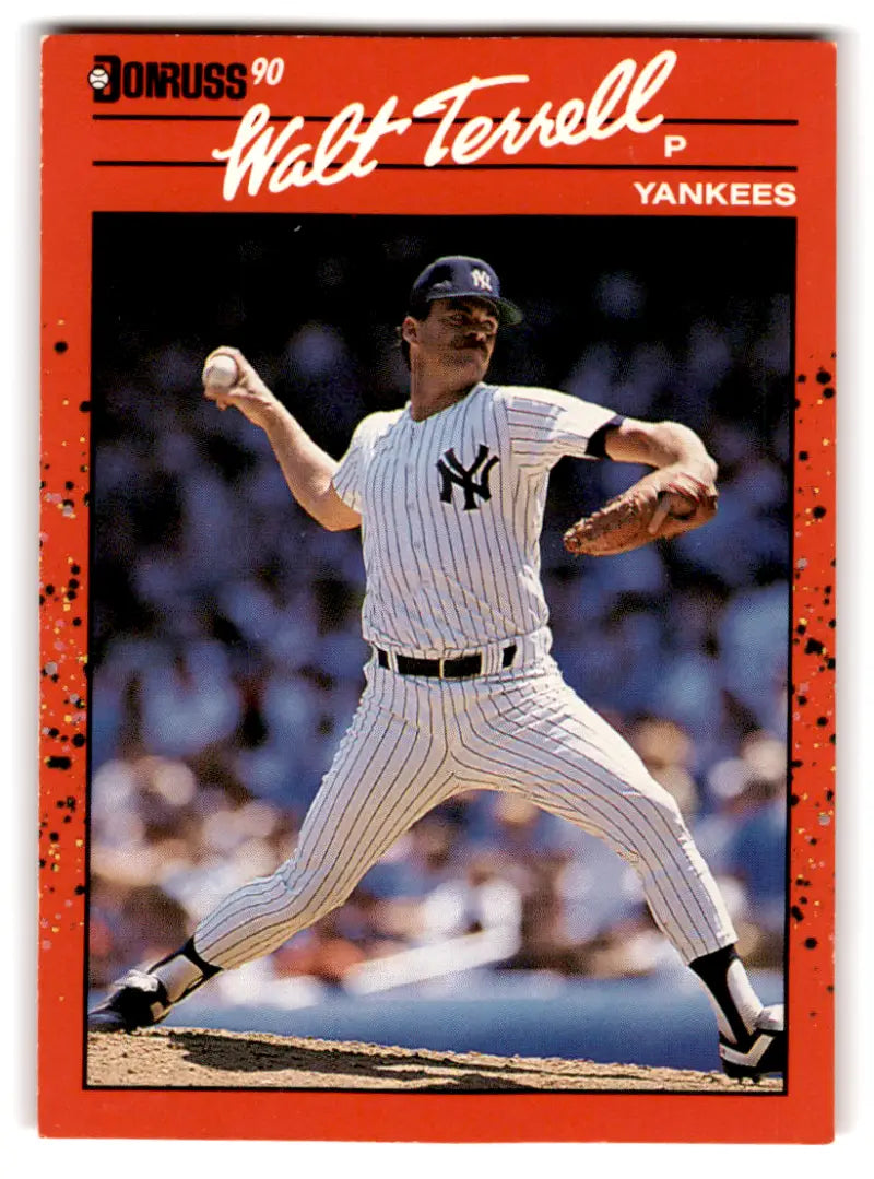 1990 Donruss #309 Walt Terrell NM Near Mint Yankees