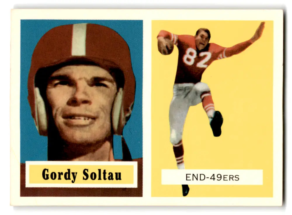 1994 Topps Archives 1957 #54 Gordy Soltau EX Excellent 49ers