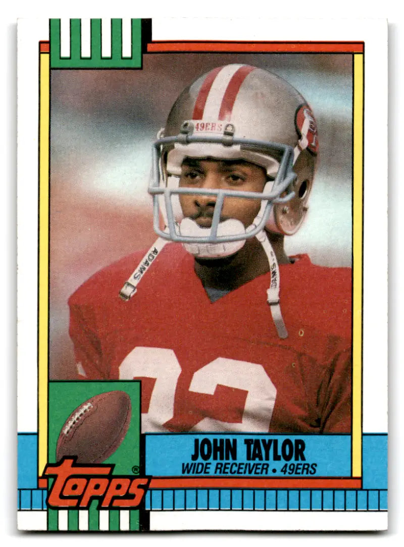 1990 Topps #10 John Taylor NM Near Mint 49ers 