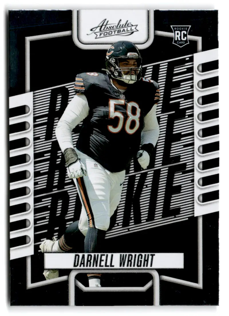 2023 Panini Absolute #148 Darnell Wright NM-MT RC Rookie Bears