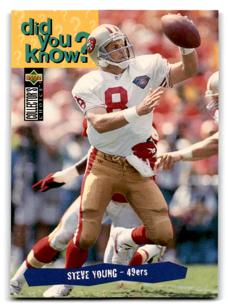 1995 Collector's Choice #43 Steve Young DYK NM Near Mint 49ers