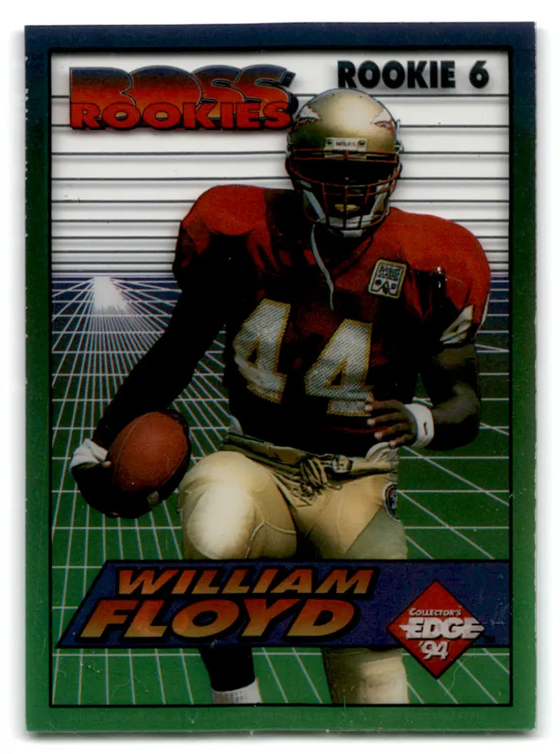 1994 Collector's Edge Boss Rookies #6 William Floyd NM Near Mint 49ers