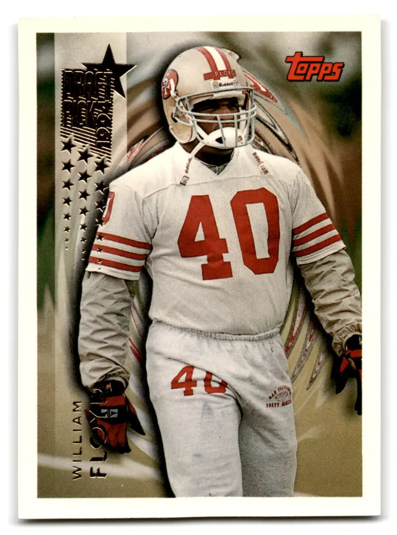 1994 Topps #618 William Floyd NM-MT RC Rookie 49ers