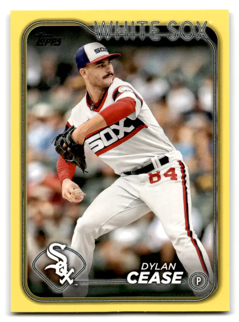 2024 Topps Yellow #40 Dylan Cease NM-MT White Sox