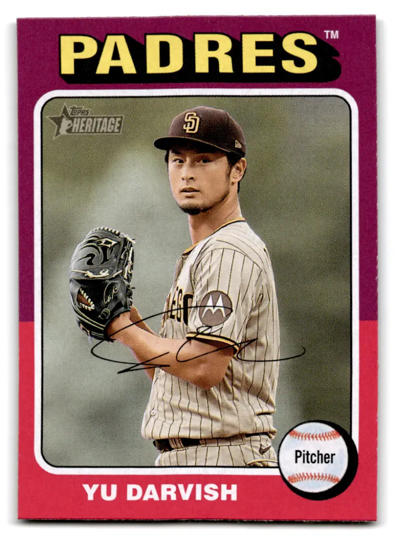 2024 Topps Heritage #130 Yu Darvish NM-MT Padres