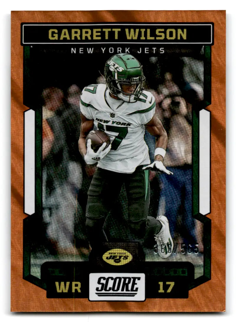 2023 Score Lava #291 Garrett Wilson NM Near Mint 369/565 NY Jets