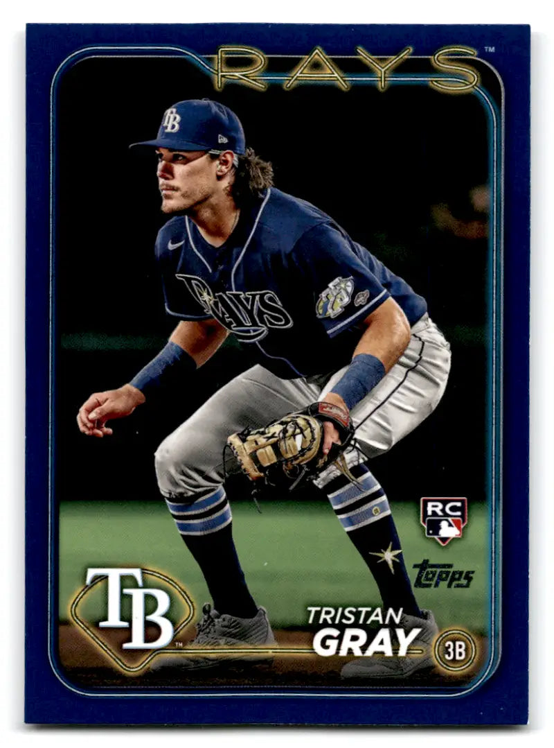 2024 Topps Royal Blue #483 Tristan Gray NM-MT RC Rookie Rays