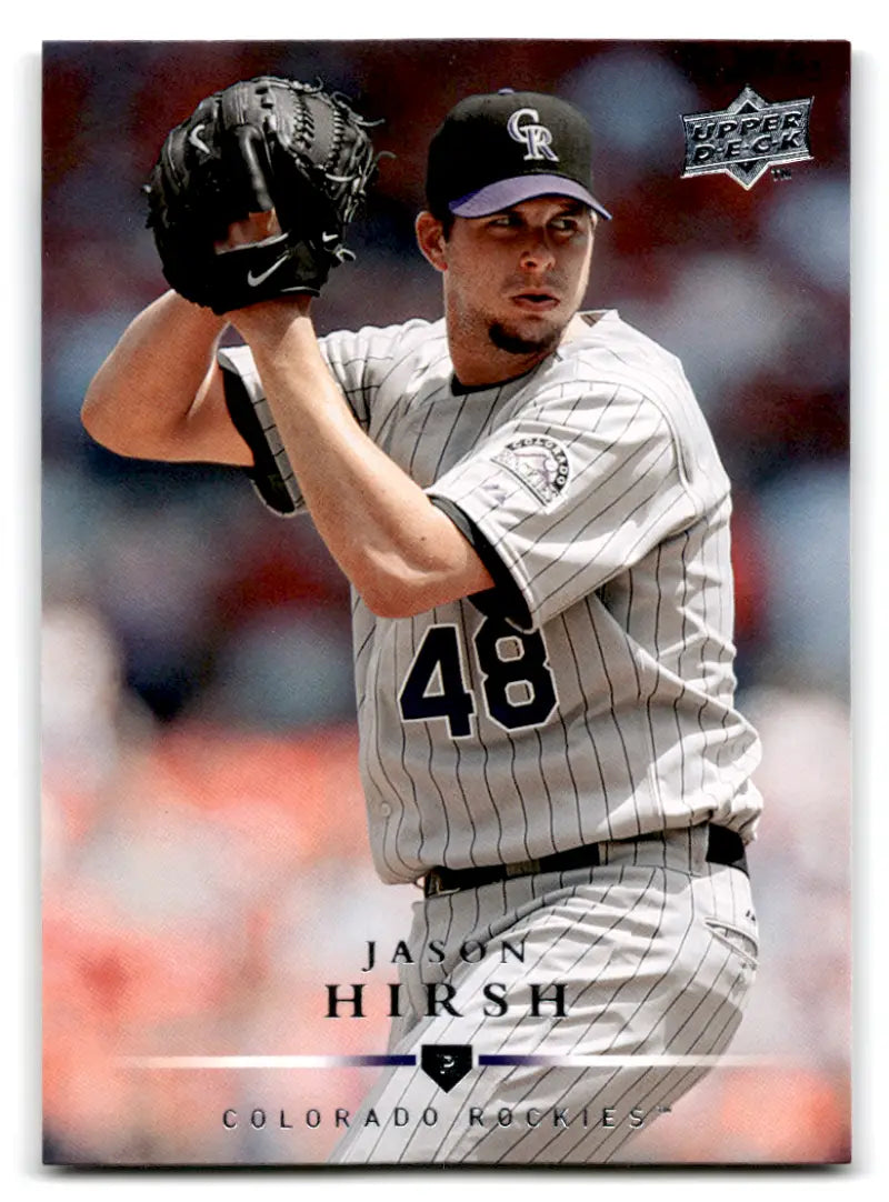 2008 Upper Deck #242 Jason Hirsh NM Near Mint Rockies