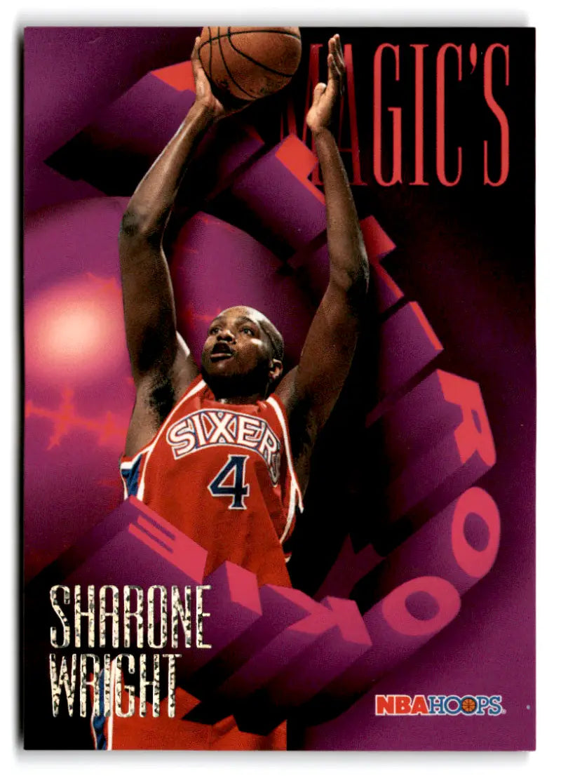 1994-95 Hoops Magic's All Rookies #AR-6 Sharone Wright NM-MT 76ers