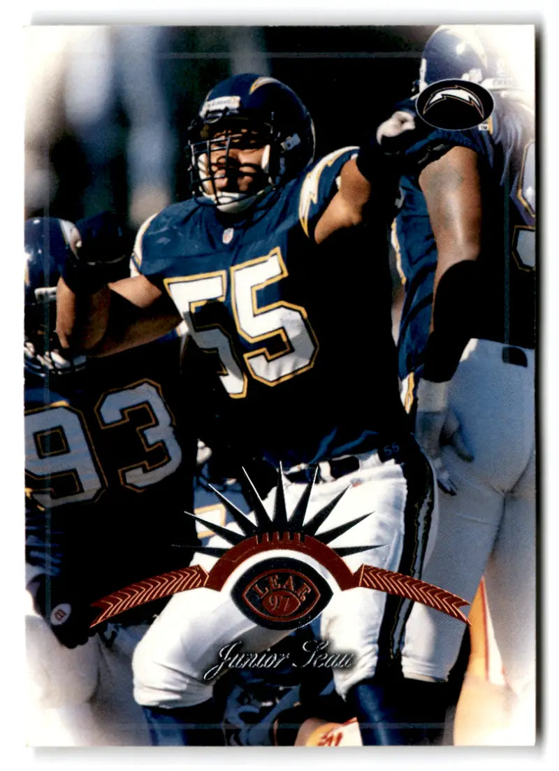 1997 Leaf #94 Junior Seau NM Near Mint Chargers