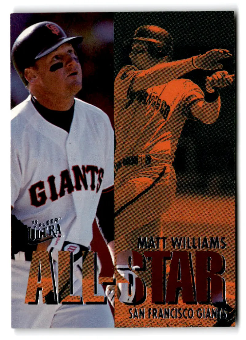 1995 Fleer Ultra All Stars #20 Matt Williams NM Near Mint Giants