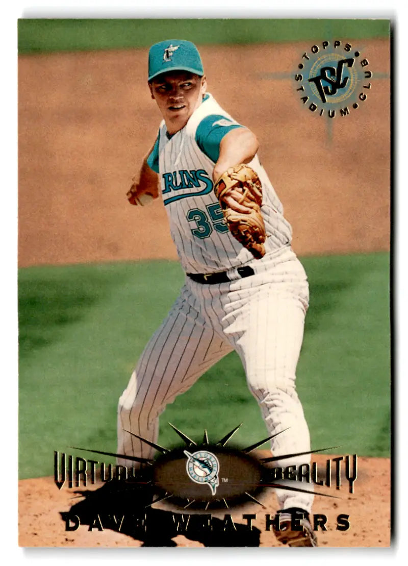 1995 Topps Stadium Club Virtual Reality #47 Dave Weathers NM-MT Marlins