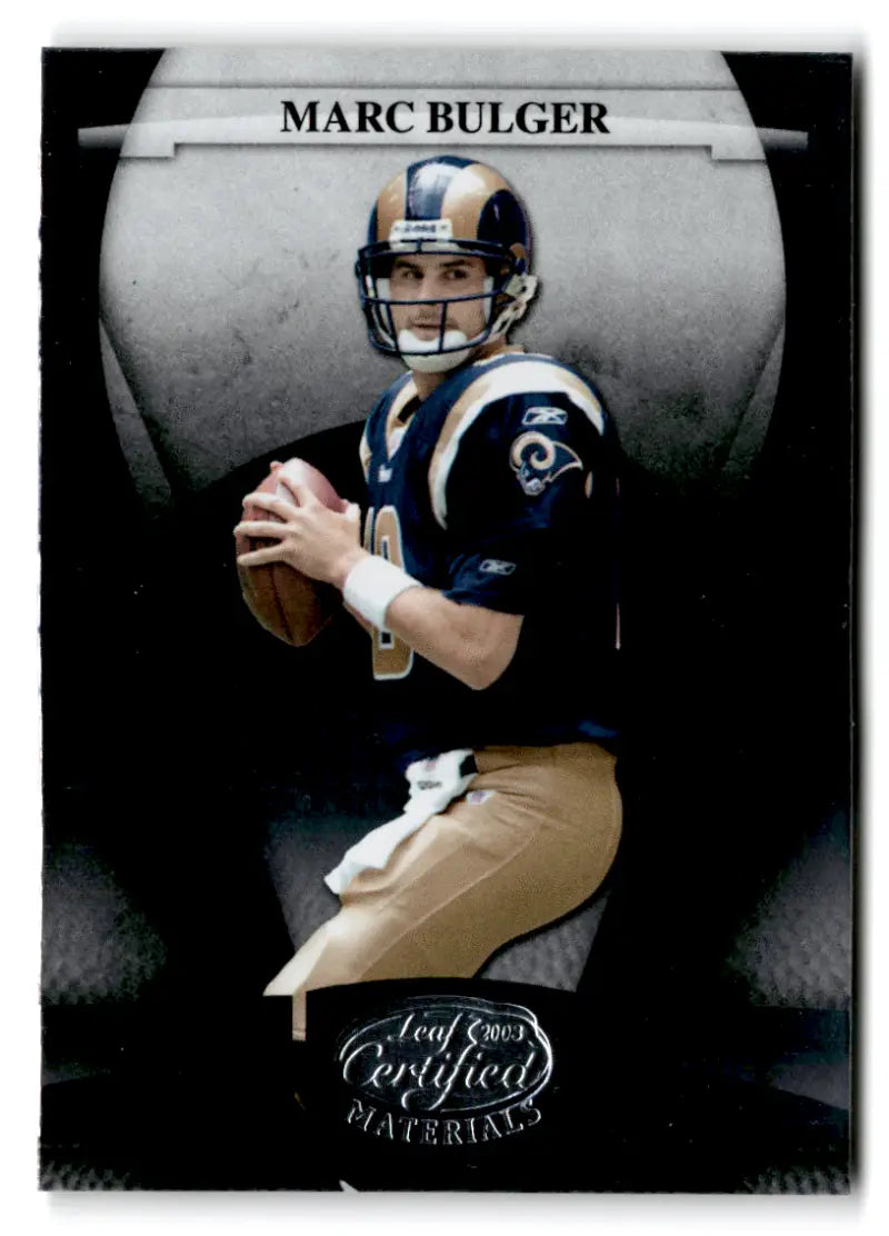 2008 Leaf Certified #131 Marc Bulger NM Near Mint Rams