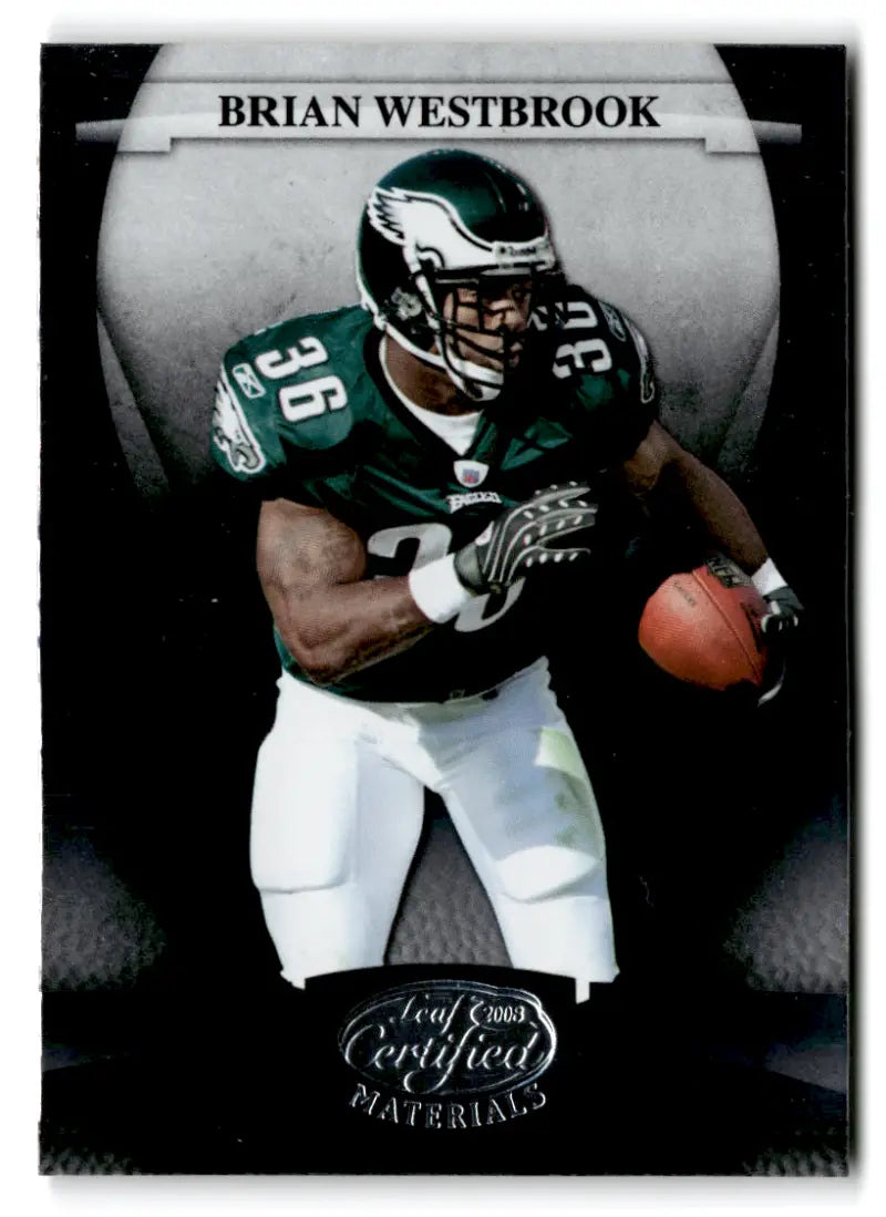 2008 Leaf Certified #108 Brian Westbrook NM-MT Eagles