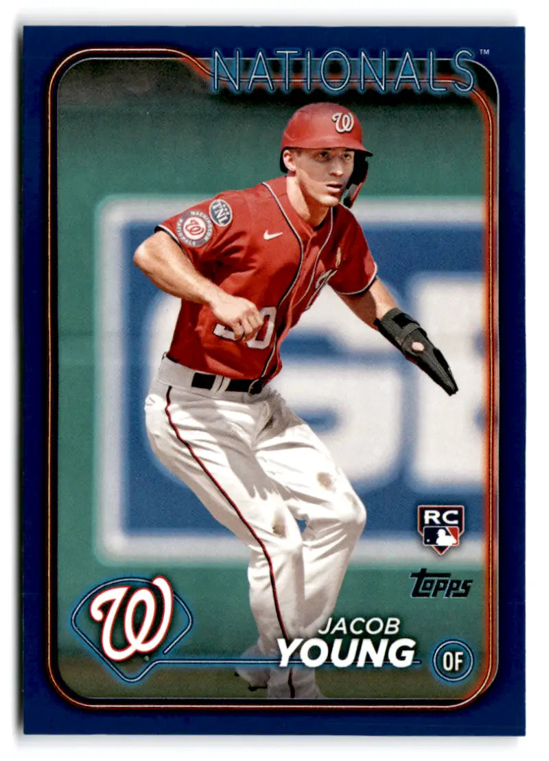 2024 Topps Royal Blue #397 Jacob Young NM-MT RC Rookie Nationals