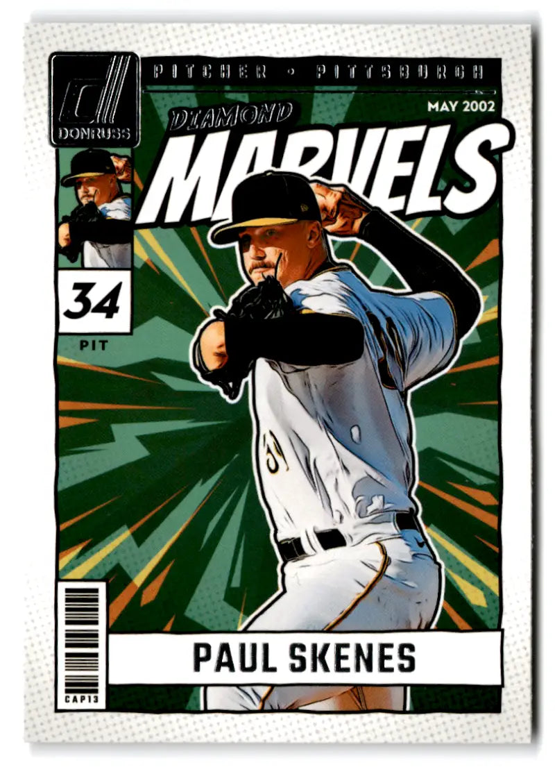 2024 Donruss Diamond Marvels #8 Paul Skenes NM-MT Pirates