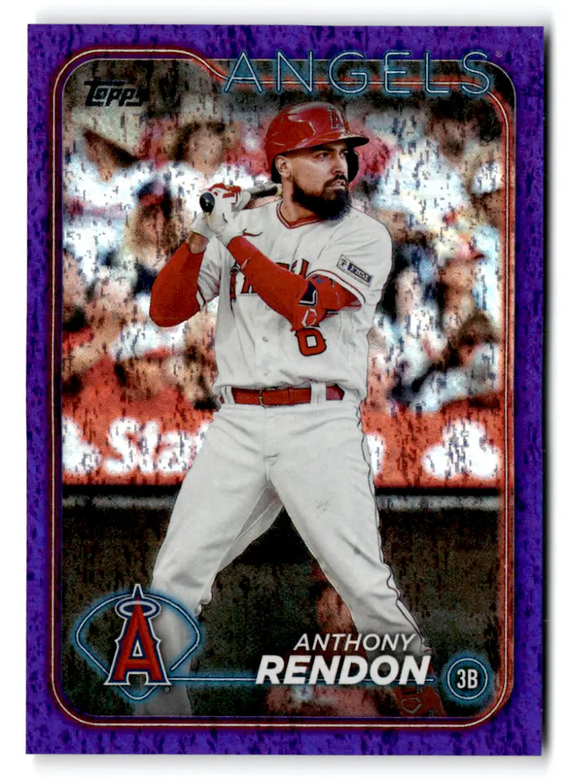 2024 Topps Purple Foil #454 Anthony Rendon NM-MT 299/799 Angels