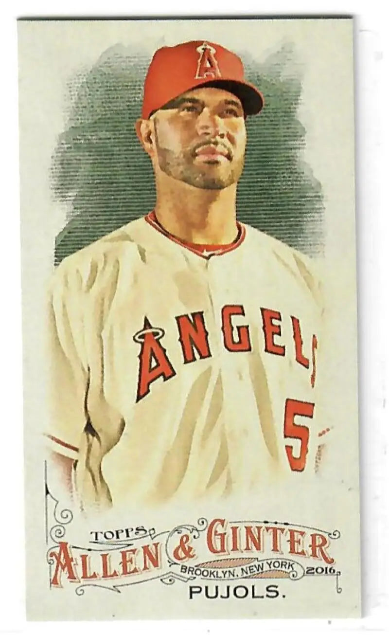 2016 Allen and Ginter Mini A and G Back #211 Albert Pujols NM-MT