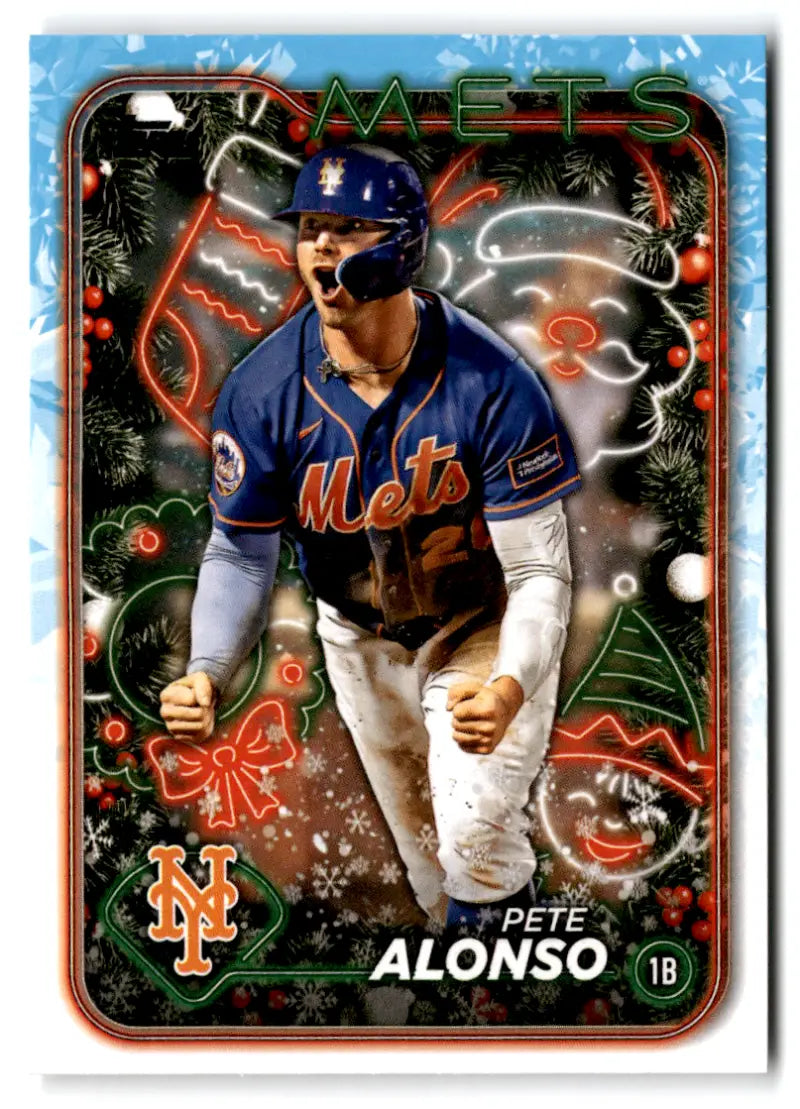 2024 Topps Holiday #H66 Pete Alonso NM-MT Mets